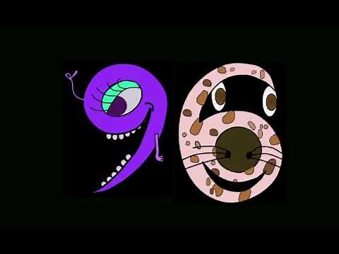 91-100 Sesame Street Numbers creatures