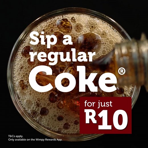 Our BBQ Mayo Cheeseburger & Chips hits the spot every time! Complete your meal with a regular Coke for only R10 when you order or pay on the Wimpy Rewards app: https://wimpy.co.za/wimpy-rewards/ 🍔📲 | Wimpy SA