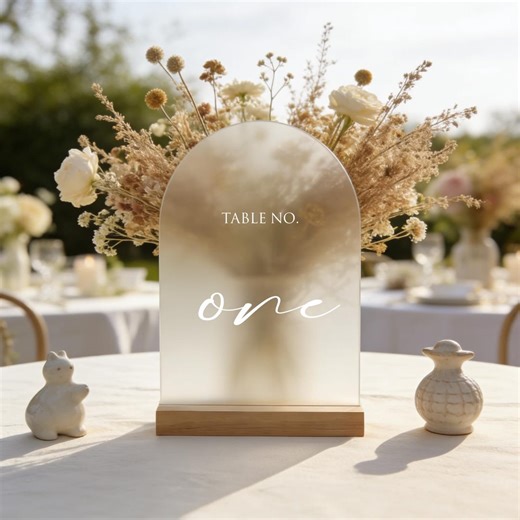 Custom Acrylic Table Numbers,personalized Wedding Signs, Acrylic Table Decor, Seating Chart for Reception - Etsy