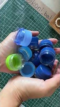 DIY Plastic Bottle Caps | Upcycling Tutorial