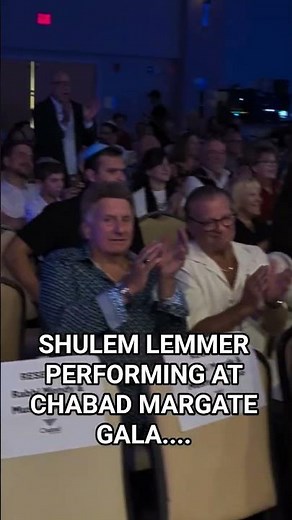 shulem Lemmer Performs at Chabad at that Shores Gala in Margate Nj