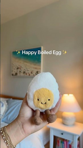 from my drafts ✨ jellycat happy boiled egg from the NY diner! #jellycat #jellycatcollection