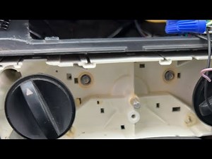 Replacing the climate control lightbulbs in a 2003 to 2008 Pontiac vibe or Toyota matrix