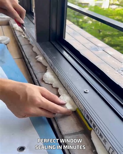 Perfect Window Sealing in Minutes #WindowCare #HomeImprovement #DIYProjects | YNP Media