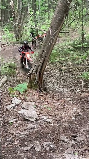 2023 KTM 150 XC-W small hill climb.