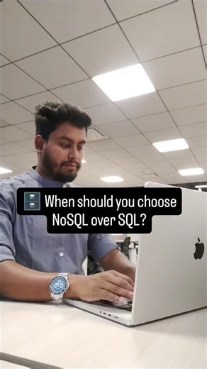 Himangshu | Software Engineer Mentor | 🗄️ When should you choose NoSQL over SQL? 📈 Massive Scale Required Need horizontal scaling across multiple servers → NoSQL scales easier.... | Instagram