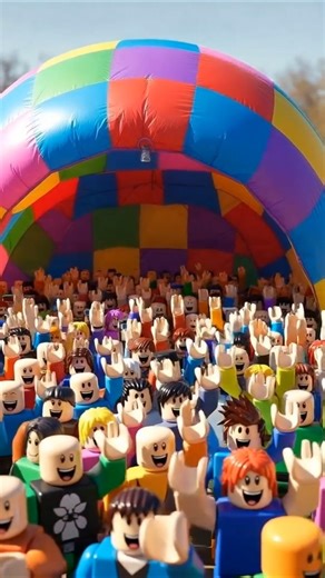 100 Roblox doing pool party