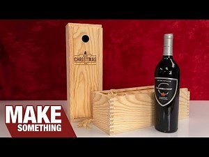 Easy to Make Finger Joint Wine Boxes | Christmas Gift & Craft Show Ideas