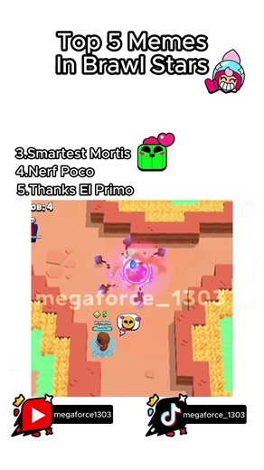 The End😂 | Top 5 Memes in Brawl Stars😂 #supercell #funnyshorts #brawlstars #funny #memes #games