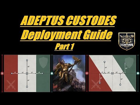 Adeptus Custodes Deployment Guide Part 1 Warhammer 40K 10th Edition