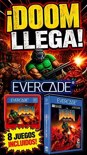 💥 Evercade surprises with DOOM #retro #retrogaming #evercade #doom