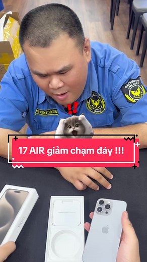Giảm giá IP 17 Air: Thiết kế mỏng gọn nhẹ