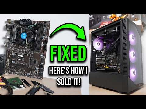 How I FIXED this BROKEN Gaming PC from a Facebook SCAM