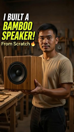 Amazing Bamboo Craft Ideas || DIY Bamboo Sound Box🌿🎋#bamboocraft #shorts