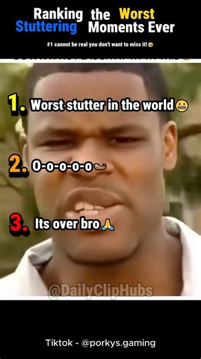Ranking the worst stutters ever😂 #funny #stuttering #ranking