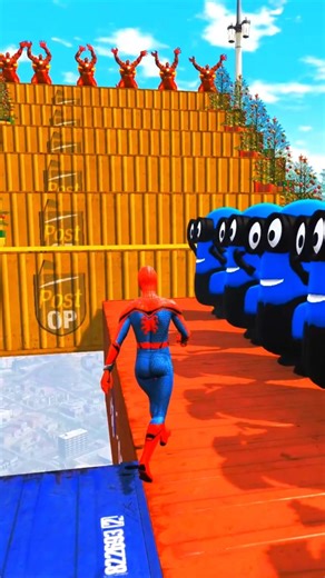 GTA 5 Epic Water Ragdolls Spiderman Jump/Fails Ep #shorts