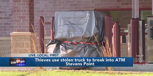 Thieves break into Stevens Point ATM using stolen vehicle