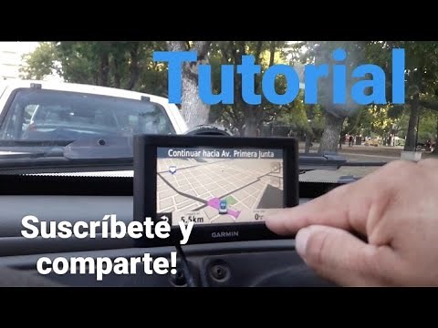 Tutorial, como usar un GPS Garmin Tutorial, how to use a Garmin GPS