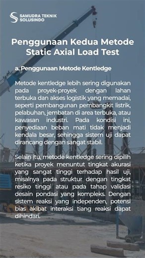 Memahami Metode Kentledge dan Pile to Pile dalam Static Axial Load Test