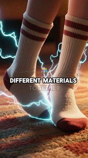 What Causes Static Electricity? ⚙️ | The Tiny Sparks of Science Explained #PhysicsFacts #shorts