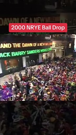 2000 NYRE Ball Drop#nostalgia #90s #2000s #newyear #newyork #newyearseve