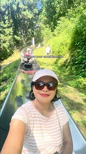 Toboggan riding at Great Wall of China #travel #travelwithtarry #beijing #toboggan #shortstravel