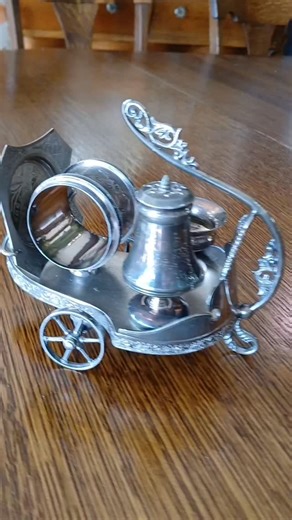 I am obsessed with the beautiful hard to find Victorian napkin ring condiment sets. You would have seen them on ever Victorian dinner table setting. #orchidhouseantiques #victoriannapkinrings #victoriantablesetting | Orchid House Antiques