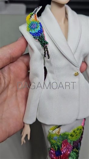 Soon on dagamoart.com #emboiderydress | Dagamoart Doll Fashion Concept