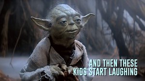 Starwars fan or not this is something to make you laugh today :) Yoda is not fond of seagulls. I'll never see Yoda the same again. A bad lip reading makes a hilarious song. Pass this on. Share the laugh. Credit: Bad Lip Reading | Laughter with Cancer
