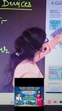 Input Devices in Computer | Keyboard, Mouse, Scanner | Online Computer Class #shorts