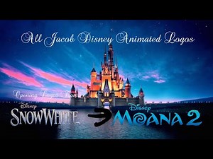 All Jacob Disney Animated Logos (1937-2024)