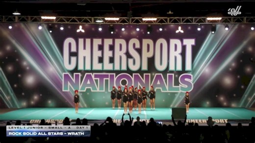 Rock Solid Allstars - Wrath [2026 L1 Junior - Small - A Day 1] 2026 CHEERSPORT National All Star Cheerleading Championship