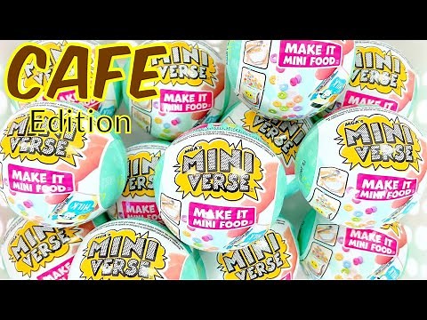 MINIVERSE MAKE IT MINI FOOD CAFE SERIES 1 | by MGA