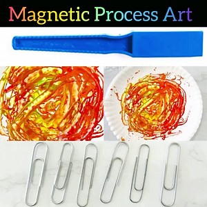 276K views · 1.7K reactions | How about combining “Science and Art” in one fun activity離  溺.... Magnetic Process Art for toddlers, Preschoolers, Kindergarteners and more鱗‍鱗... Its super fun and engaging! All you need is Magnetic wand, Paper Clips, Paints and paper plate 鱗‍...Let the fun begin❤️‍ | Zippi Kids Corner | Facebook