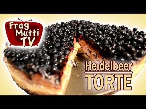 Heidelbeertorte mit Quark - Rezept | Frag Mutti TV
