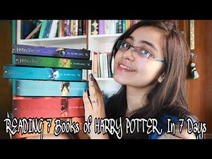 I READ 7 BOOKS OF HARRY POTTER IN 7 DAYS | Vlog