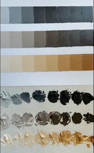 Art Basics: Creating Value Scale for Oil Painting. Tutorial by Ghenadie Sontu #valuescale #artbasics