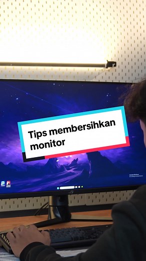 Jadi seperti ini tips untuk membersihkan monitor, selamat mencoba 😁 #ASUS #asusindonesia #tips #tutorial #monitor
