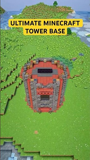 This Minecraft Tower Base Is Actually OP #minecraft