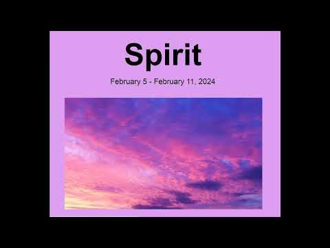 Christian Science Weekly Bible Lesson - 2024, February 5 Spirit