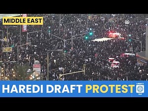 MASS PROTEST in Jerusalem Against Haredi Military Draft