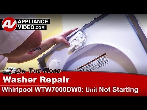 Whirlpool Washer Repair - Will Not Start - Lid Lock Assembly