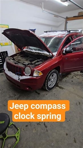 jeep compass clock spring replacement #jeep #jeeplife #mechanic #shoplife #wrenching #garagelife