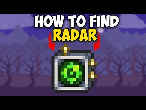 How To Get Radar in Terraria | Terraria Radar 1.4.4.9