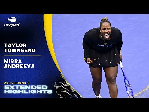 Taylor Townsend vs. Mirra Andreeva Extended Highlights | 2025 US Open Round 3