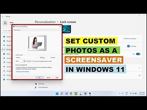 How to Set Custom Photos As A Screensaver in Windows 11 (2024) 🌄✨