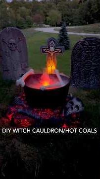 DIY Witch’s Cauldron #halloween #halloweendiy #spookyseason