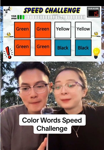 Color Words Speed Challenge - တွေ့ကြုံချက်များ