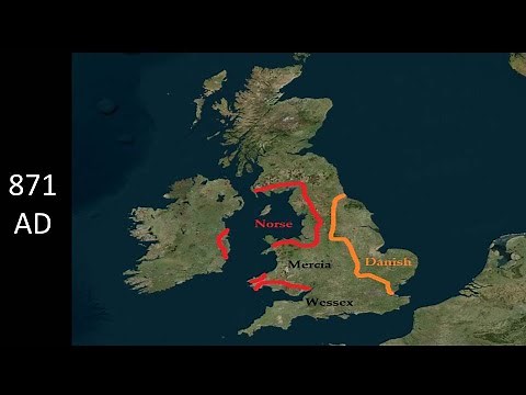 The Anglo Saxons and English with Maps | British History | Anglo-Saxons & Celtic Peoples History |