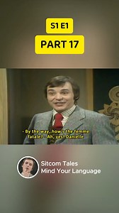 80K views · 1.6K reactions | Mind Your Language | S1E1 | Part 17 . . . #MindYourLanguage #Sitcom #LanguageLearning #CulturalHumor #LanguageClass #MrBrown #LanguageSchool #TVShow #LanguageLessons #comedyreels | Sitcom Tales - Mind Your Language | Facebook
